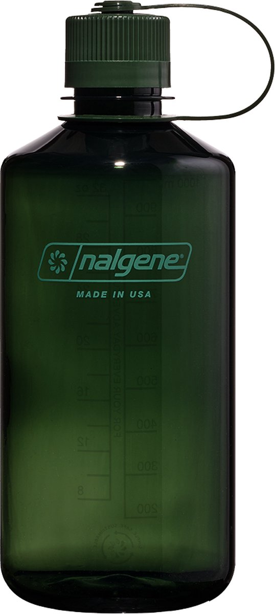 Nalgene narrow mouth sustain, butelka do picia, 1000 ml, zielona
