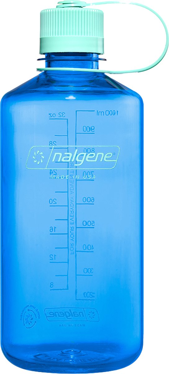 Nalgene narrow mouth sustain, butelka do picia, 1000 ml, niebieski