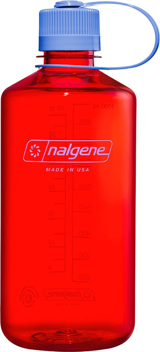 Nalgene narrow mouth sustain, butelka do picia, 1000 ml, pomarańczowy