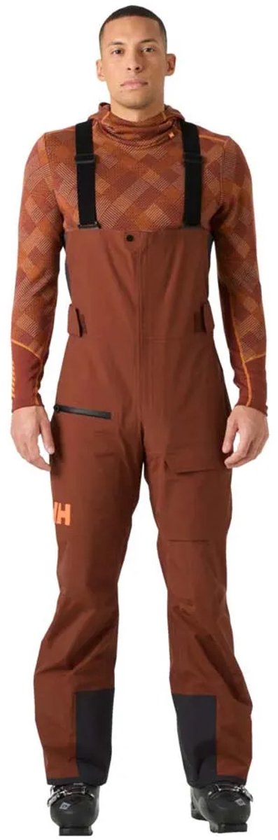 Helly Hansen Sogn Bib 2.0, spodnie robocze, mężczyzna, brązowy
