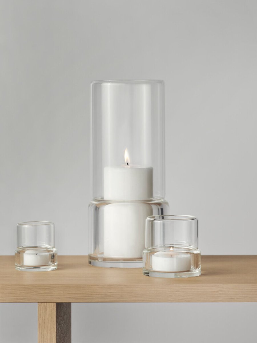Orrefors Portavelas para vela gruesa Tou 290 mm transparente