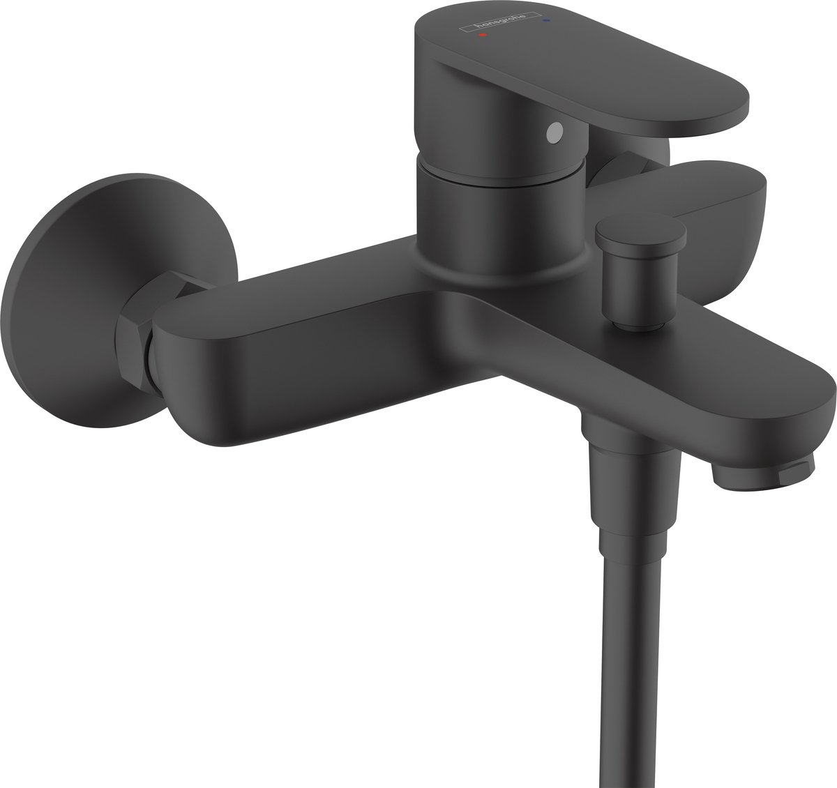 Hansgrohe Vernis blend etgrebsarmatur til kar/brus mat sort