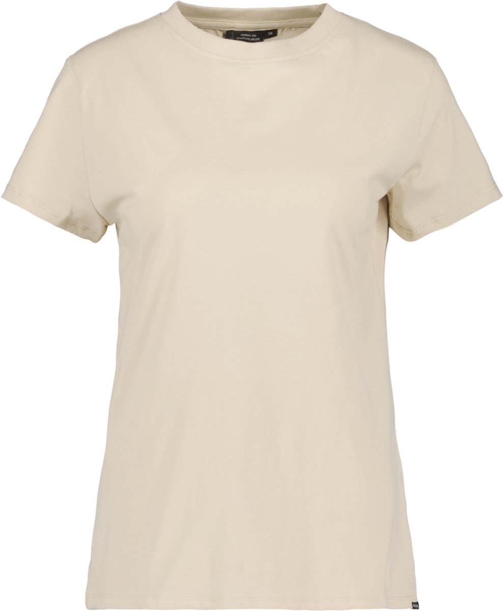 Didriksons Ingarö, koszulka damska, light beige