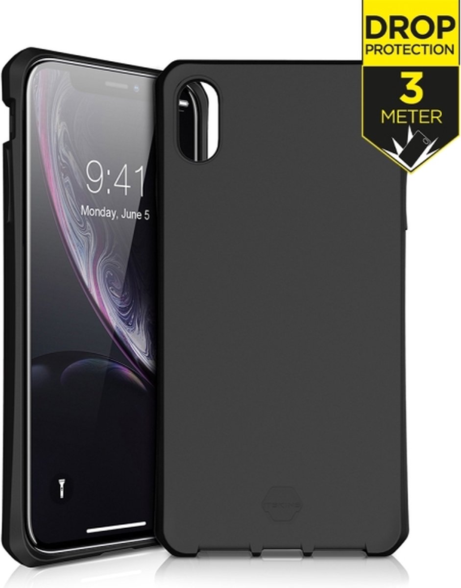 ITSKINS SPECTRUM SOLID cover for iPhone XR®. Black