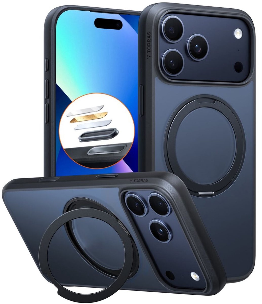 Torras Ostand Pro - black - iPhone 17 Pro Max