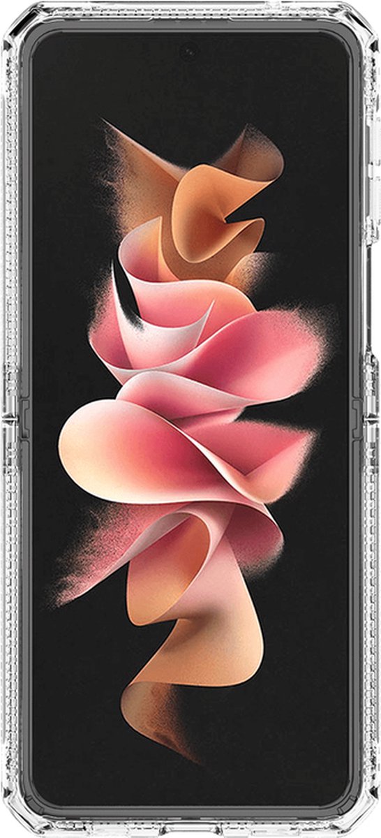 ITSKINS HYBRID CLEAR cover for Samsung Galaxy Z Flip3 5G®. Transparent