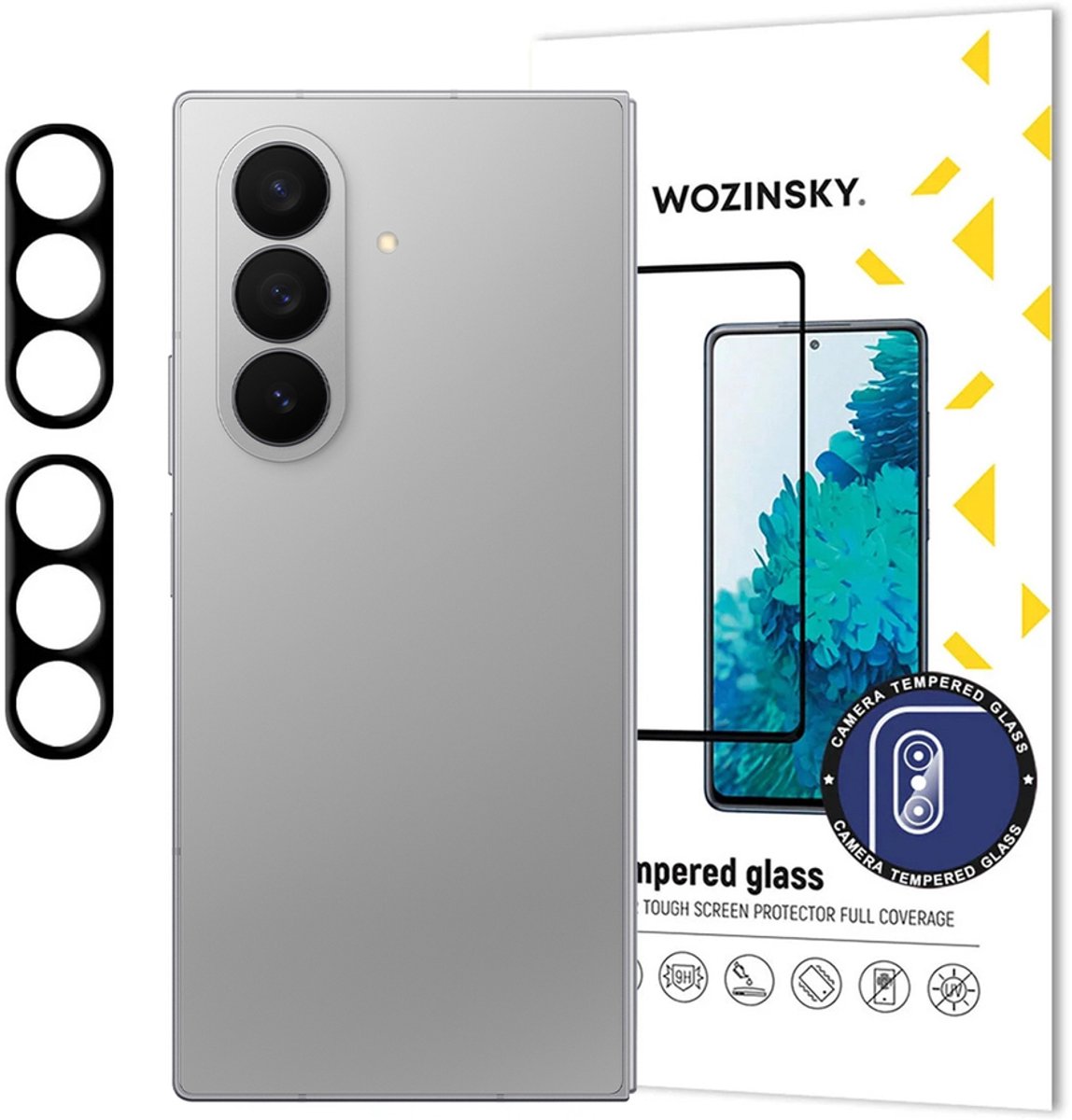 Wozinsky Full Camera Glass tempered glass for the rear camera for Samsung Galaxy S26 Plus - 2 pcs.