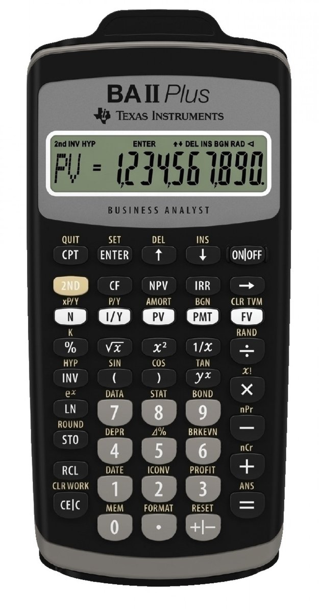 Texas Instruments BA II Plus - financial calculator