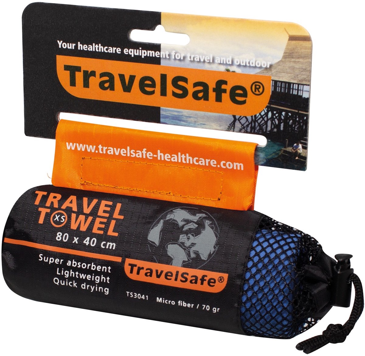 TravelSafe Ręcznik podróżny Microsoft XS, niebieski