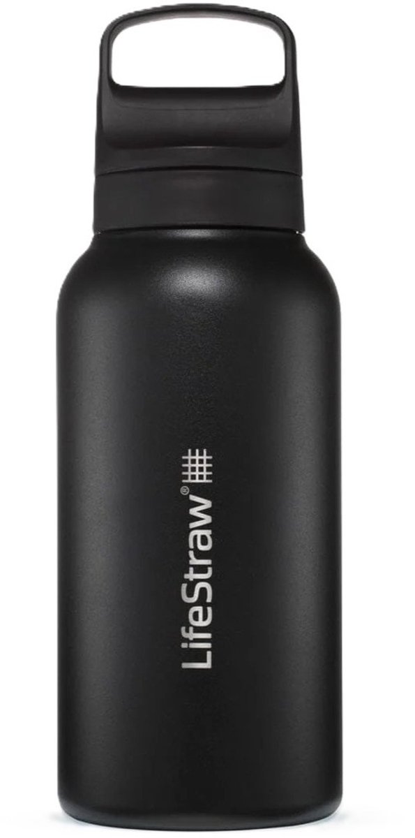 LifeStraw Go 2.0 Stainless Steel, butelka filtrująca wodę, czarny