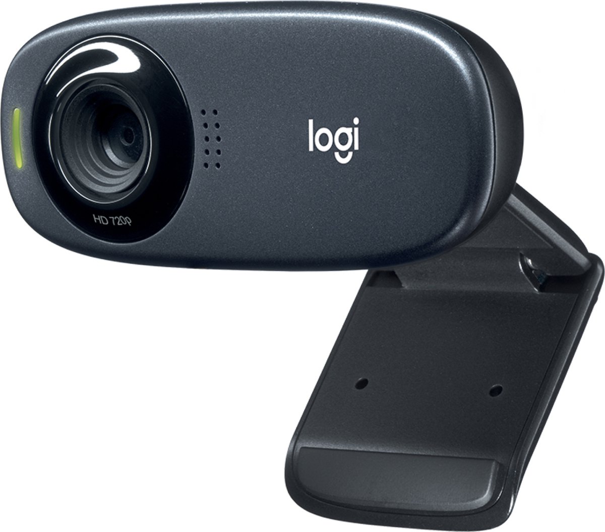 Logitech C310 HD Webcam Refresh - Black
