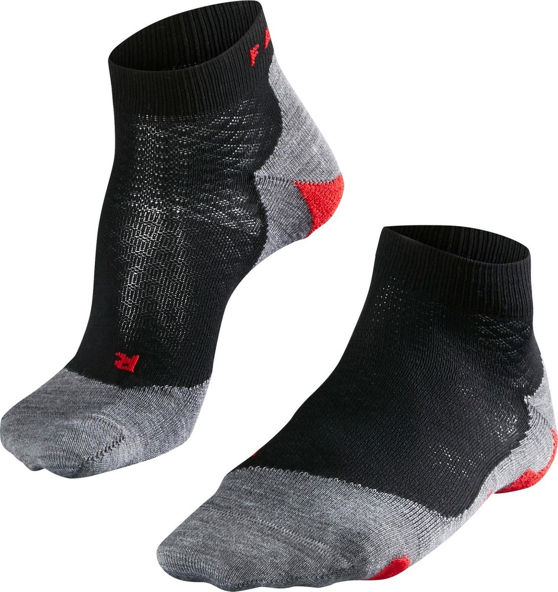 Falke RU5 Lightweight Short, skarpety do biegania, damskie, czarny