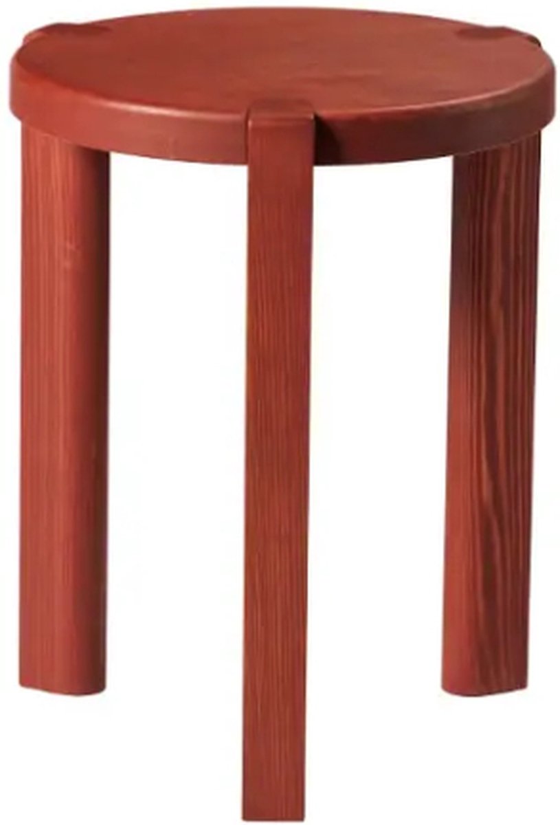 FDB Møbler Mesa auxiliar D108 Ragnesminde Ø35 cm Carmín rojo