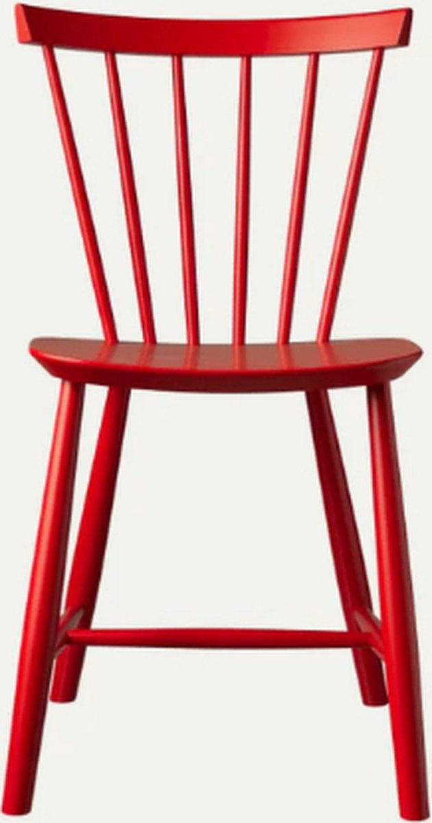 FDB Møbler Silla J46 Mailbox rojo