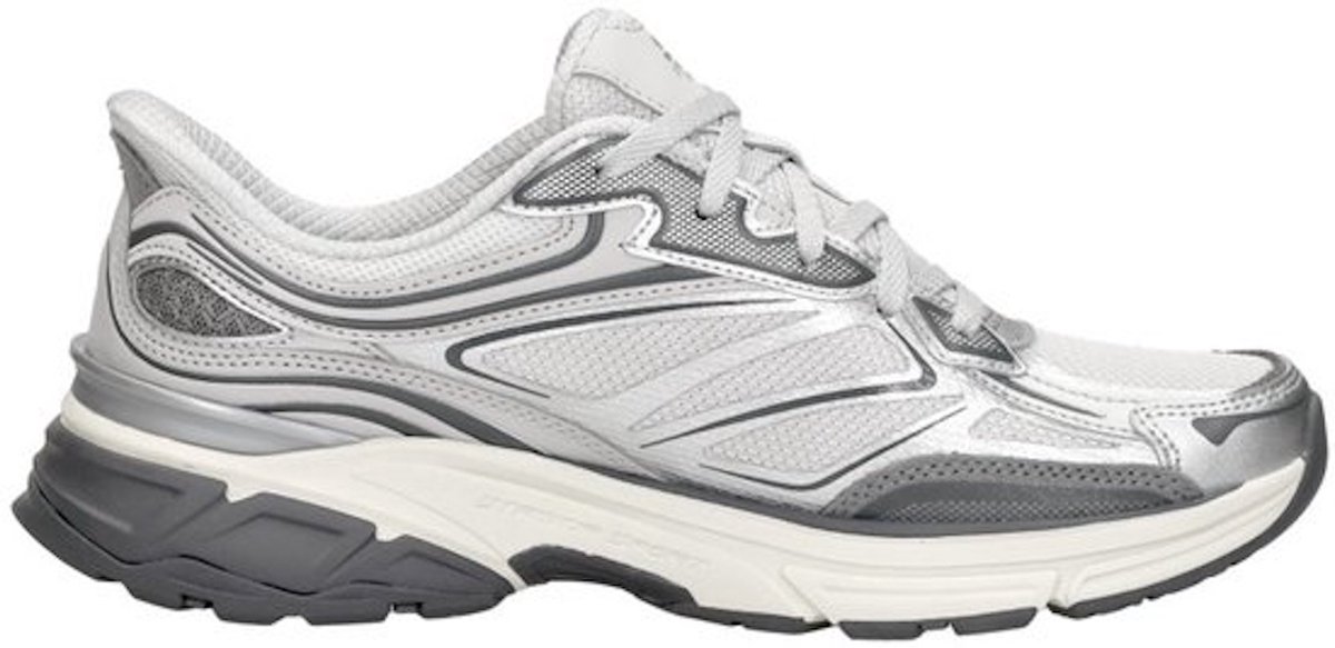 Skechers Stamina Sport, buty outdoor, dama, srebrny