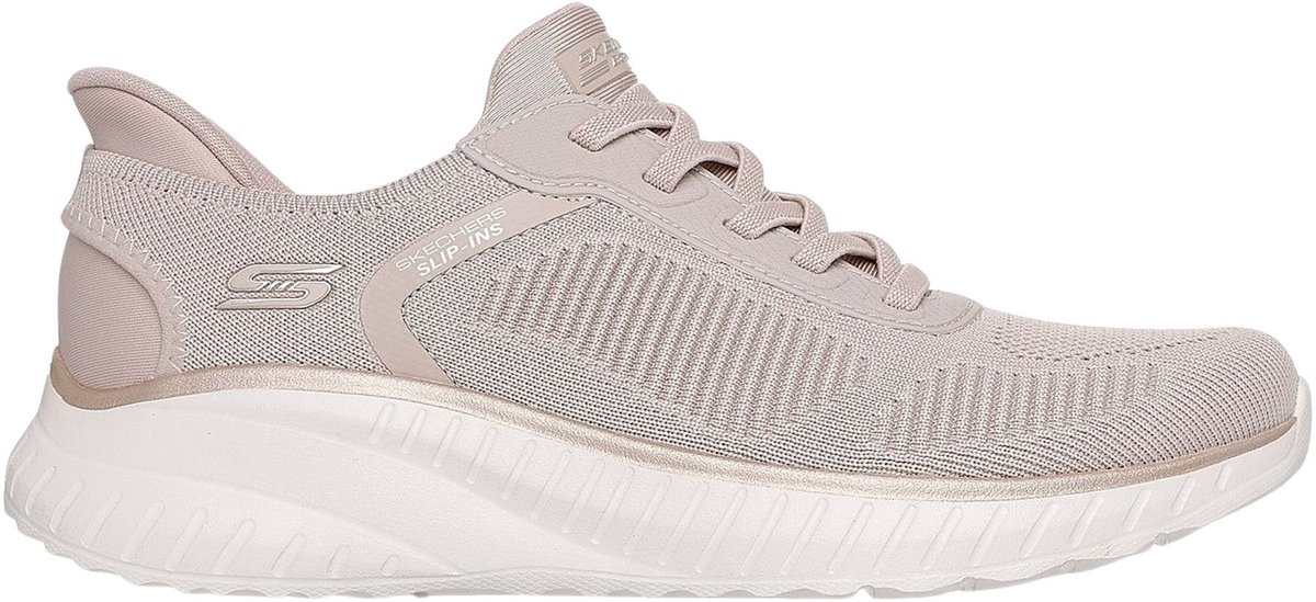 Skechers Bobs Squad Chaos - Current Muse, buty outdoor, damskie, beżowe