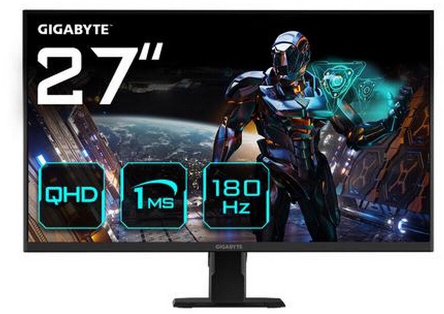 27" GIGABYTE GS27QA - 2560x1440 (QHD) - 180Hz - IPS