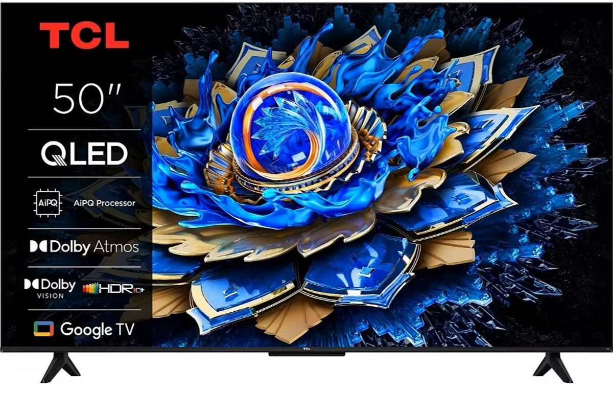 TCL 50" Fladskærms TV QLED 4K Dolby Vision 50T69C