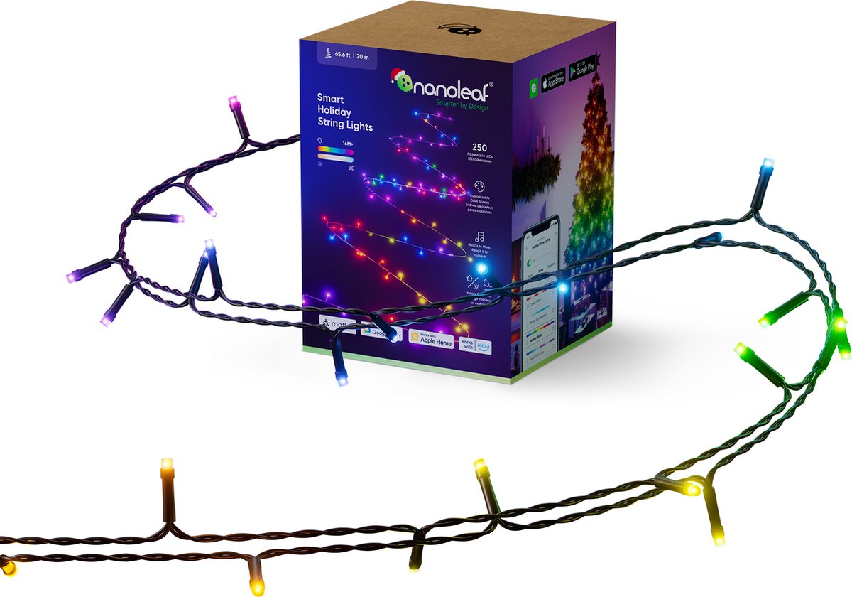 Nanoleaf Holiday String Lights - 20M