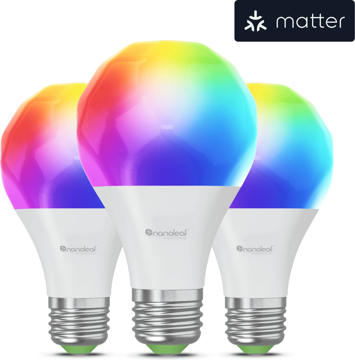 Nanoleaf Essentials - Smart E27 Bulb 3-pack (Matter)
