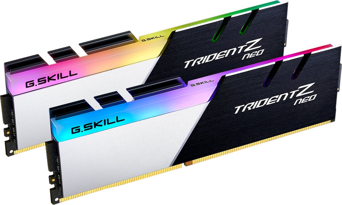 G.Skill Trident Z Neo DDR4-3600 - 32GB - CL18 - Dual Channel (2 pcs) - AMD Optimized - Sort med RGB