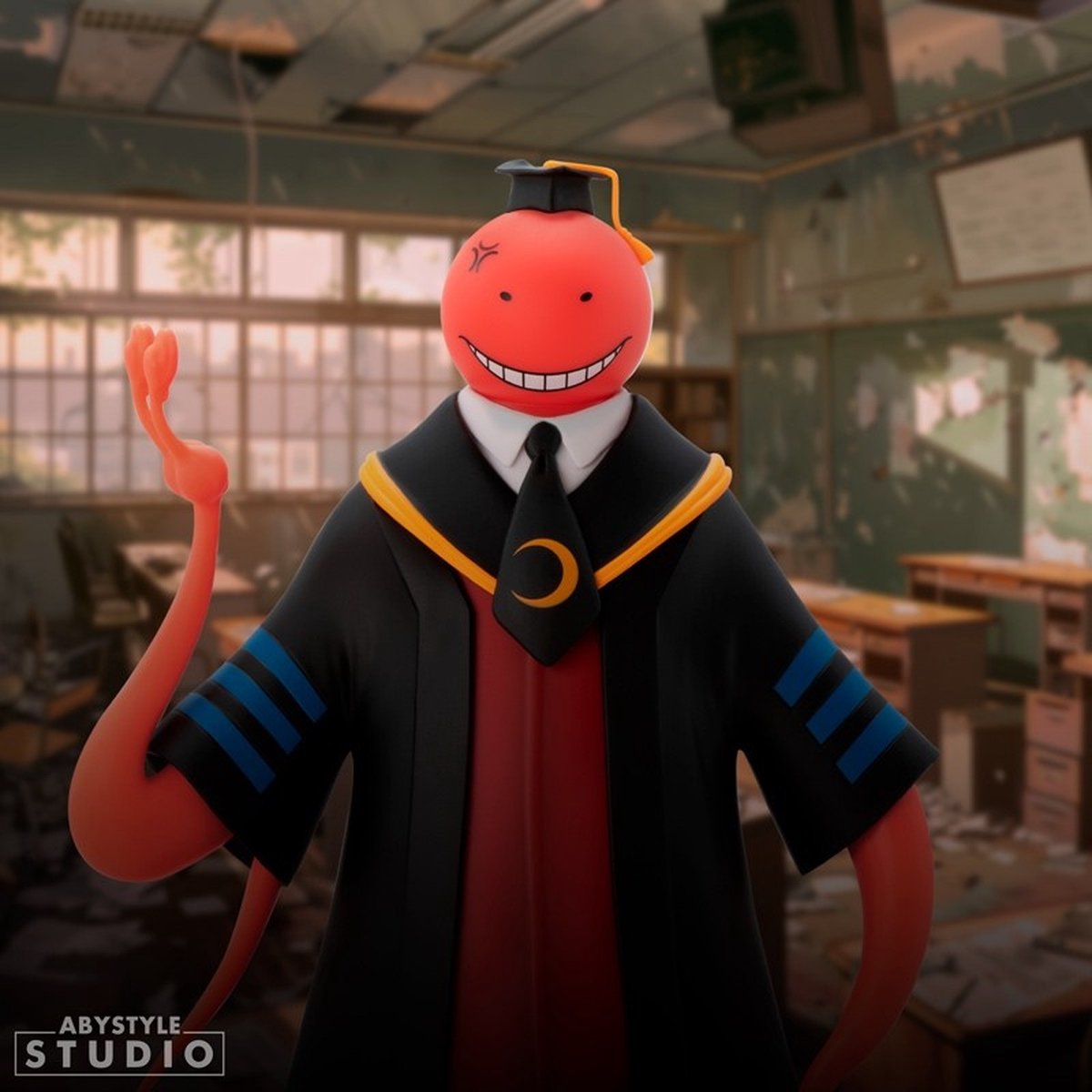 ABYstyle - ASSASSINATION CLASSROOM Figurine Koro Sensei red - Figur