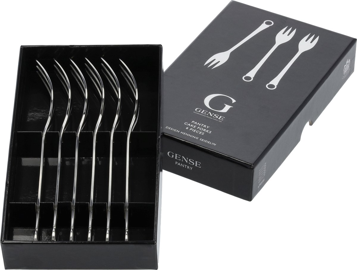 Gense Cake fork Pantry 16 cm 6 pcs. matte/gloss steel