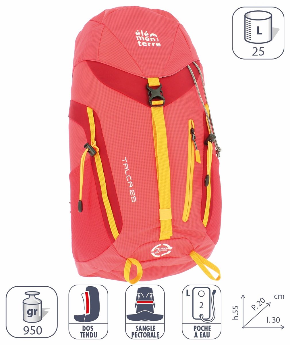Elementerre talca 25 l backpack