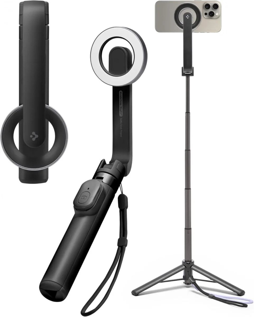Spigen MagSafe Tripod Selfie Stick - black