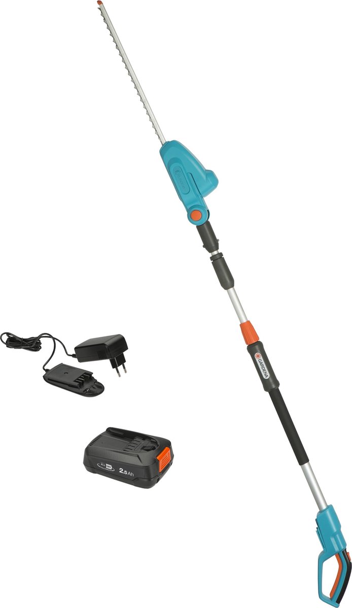 Gardena Batteri teleskopisk hækstrimmer THS 42 / 18V P4A<br/>komplet sæt