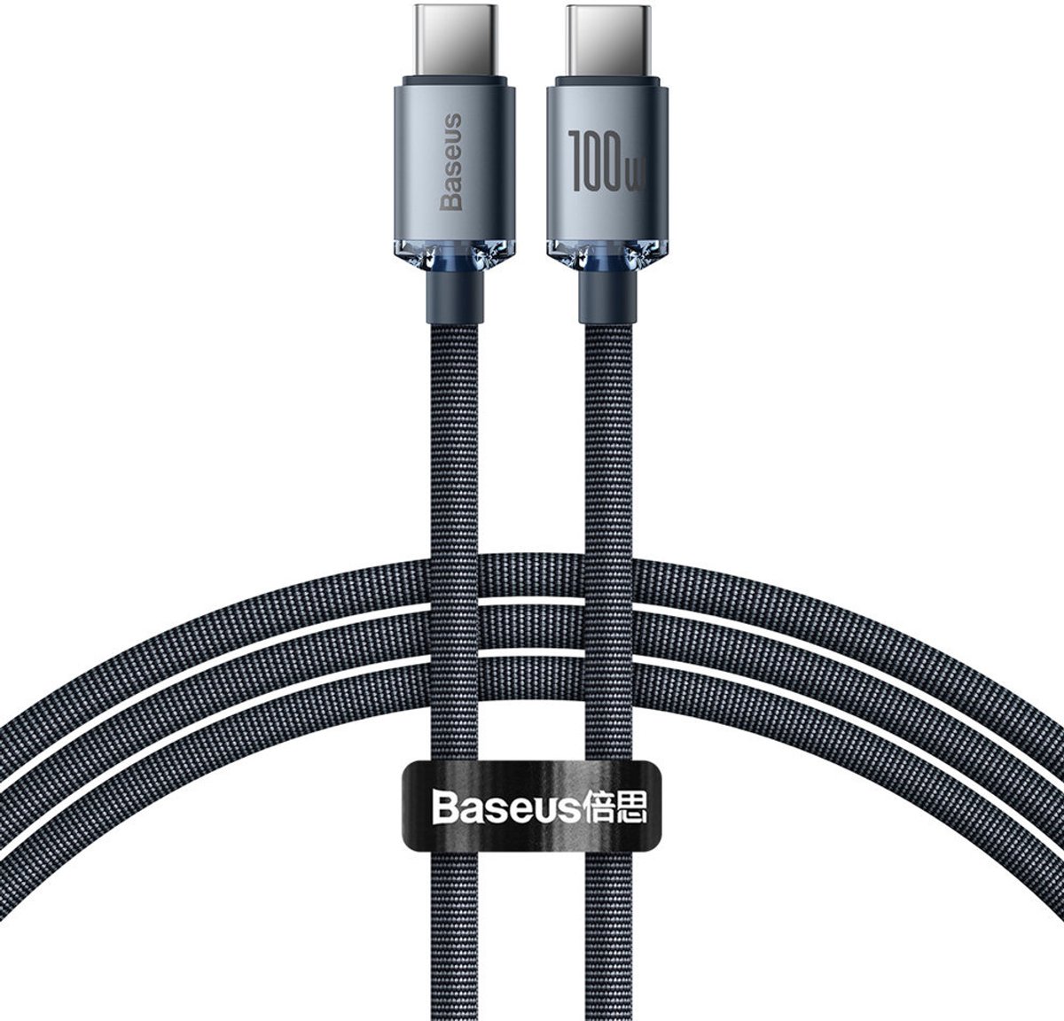 Baseus CAJY000601 USB-C - USB-C PD cable 100W 5A 480Mb/s 1.2m - black