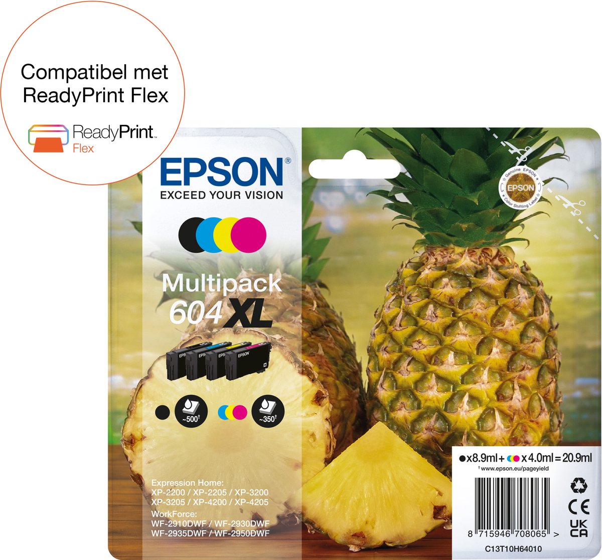 Epson 604XL Multipack - 4-pack - XL - black yellow cyan magenta - original - ink cartridge