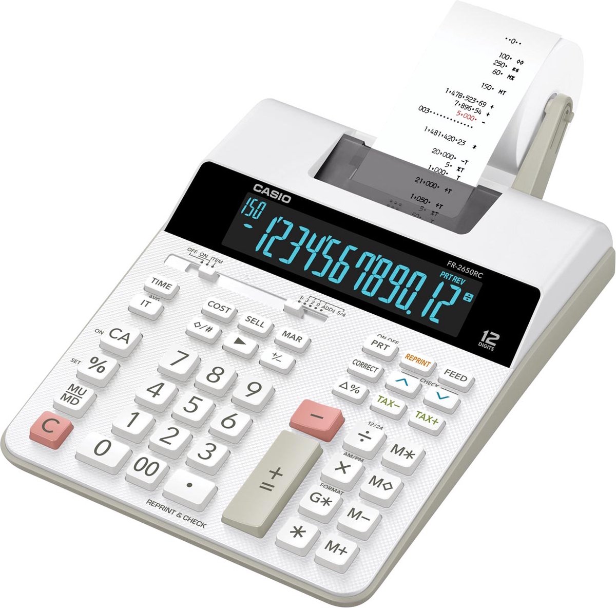 CASIO FR-2650RC - printing calculator