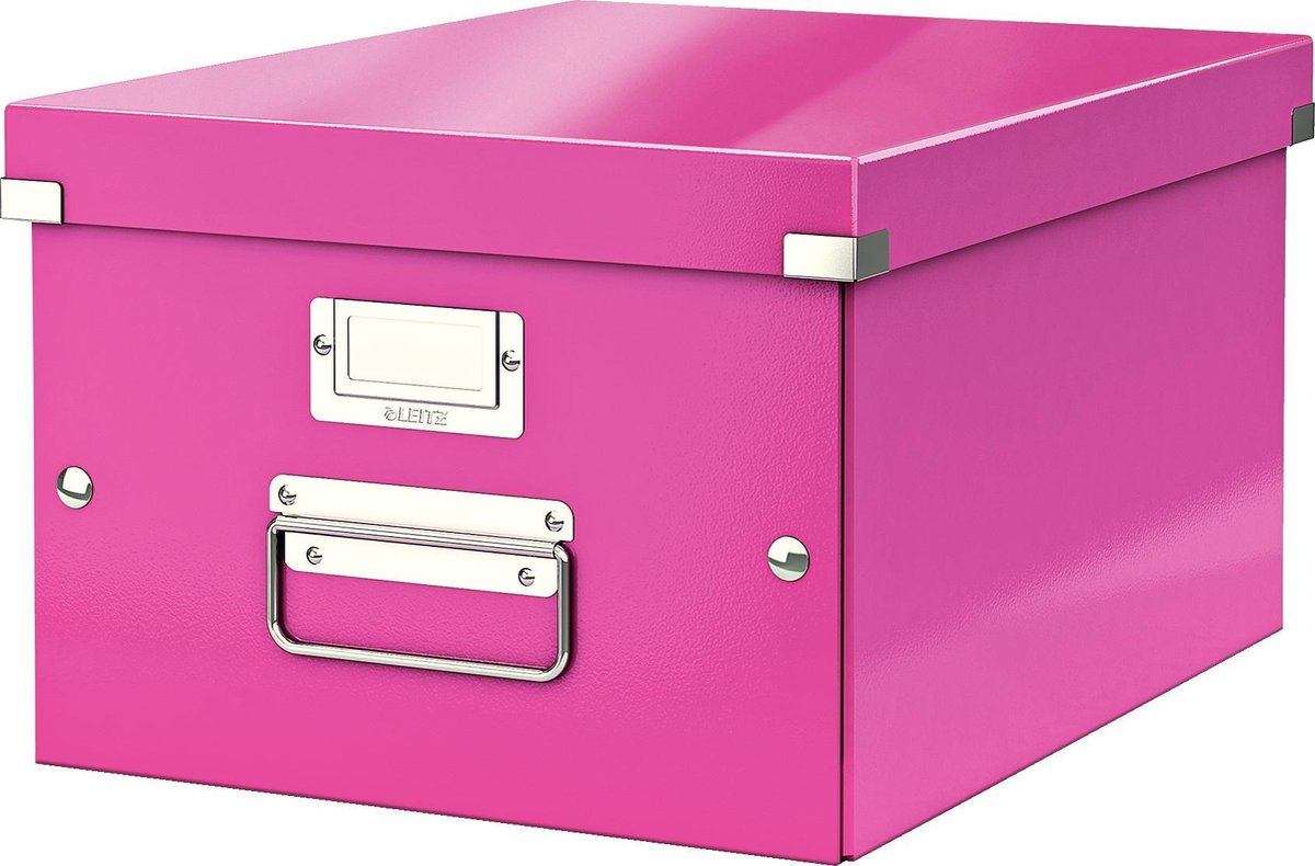 Leitz Opbevaringsboks Click & Store WOW Medium Pink