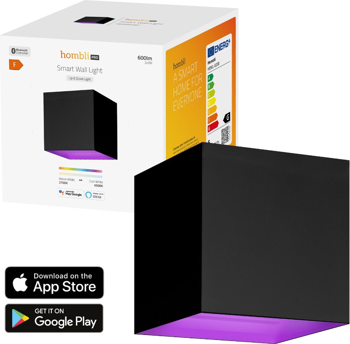 Hombli Smart Wall Light Black