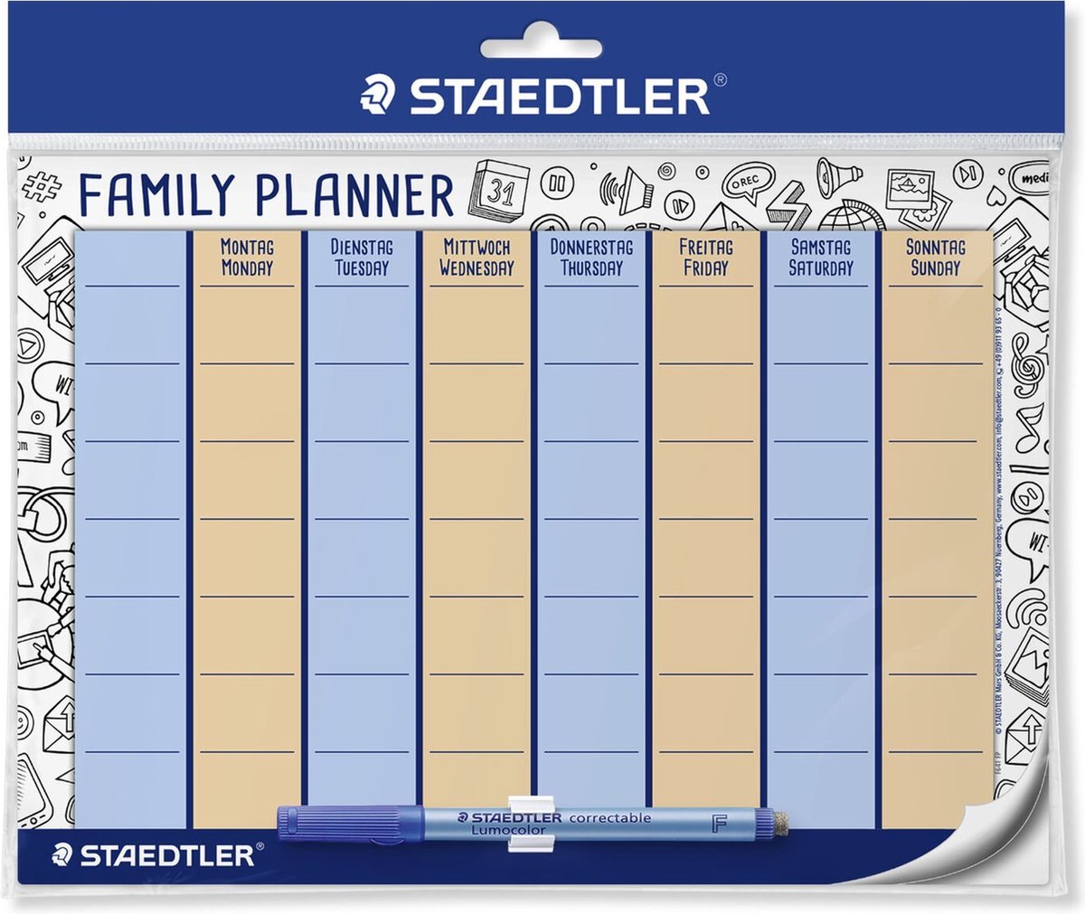 Staedtler Lumocolor Familie Kalender