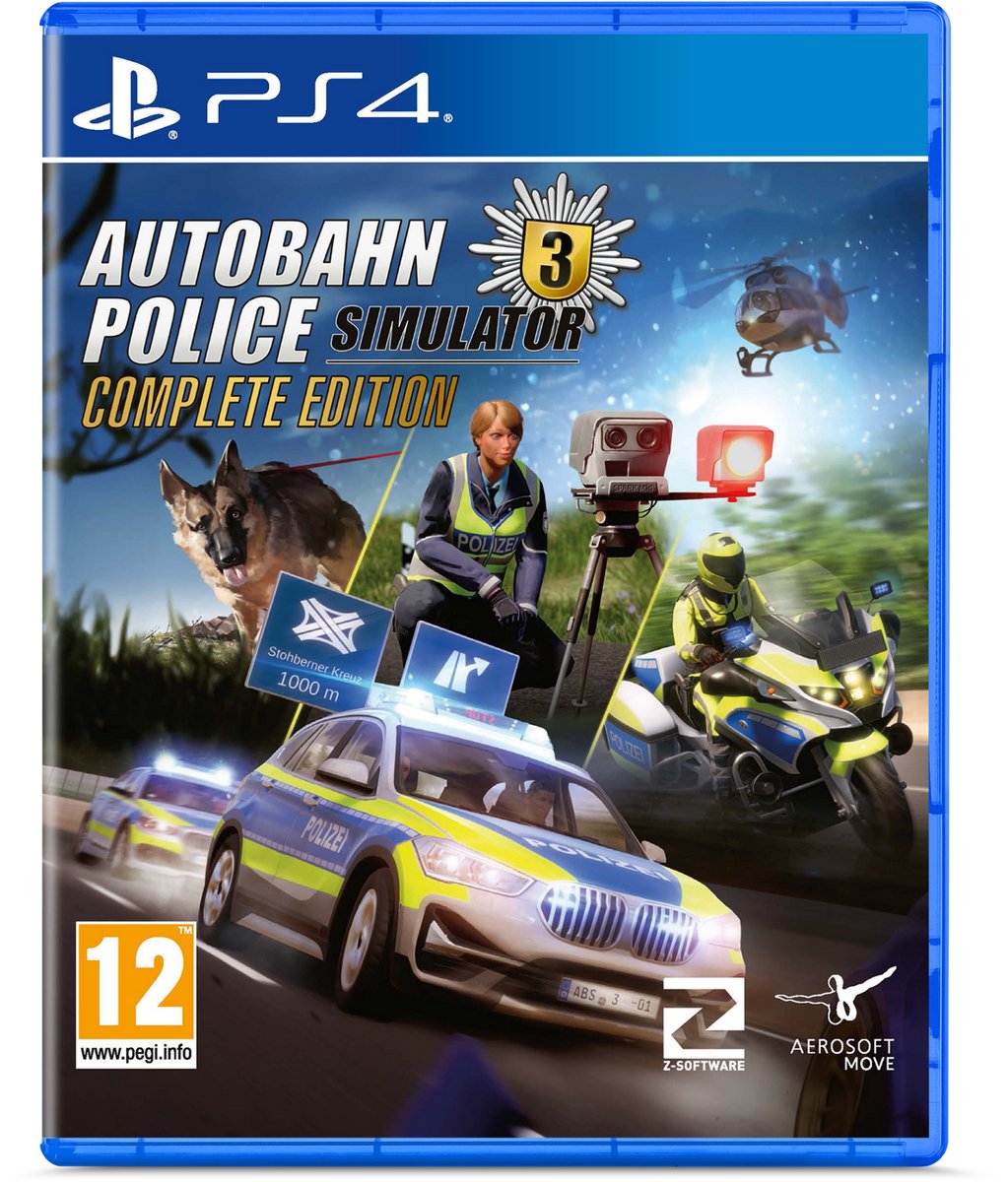 Autobahn Police Simulator 3 (Complete Edition) - Sony PlayStation 4 - Simulator