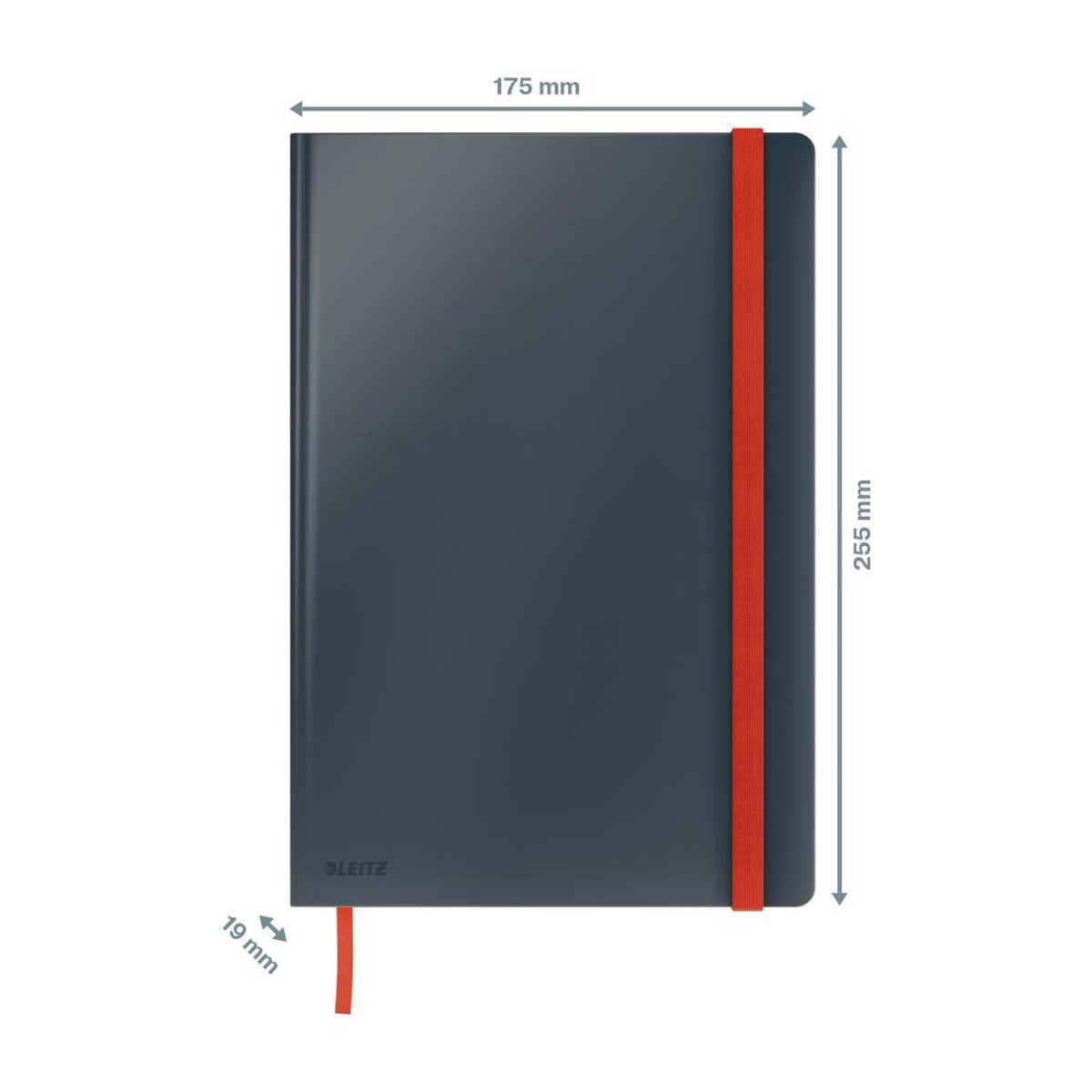 Leitz Cosy notesbog Soft Touch kvadreret med Hardcover Fløjlsgrå