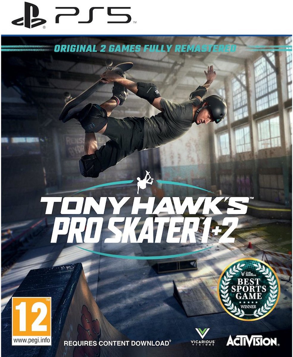Tony Hawk's Pro Skater 1+2 - Sony PlayStation 5 - Sport