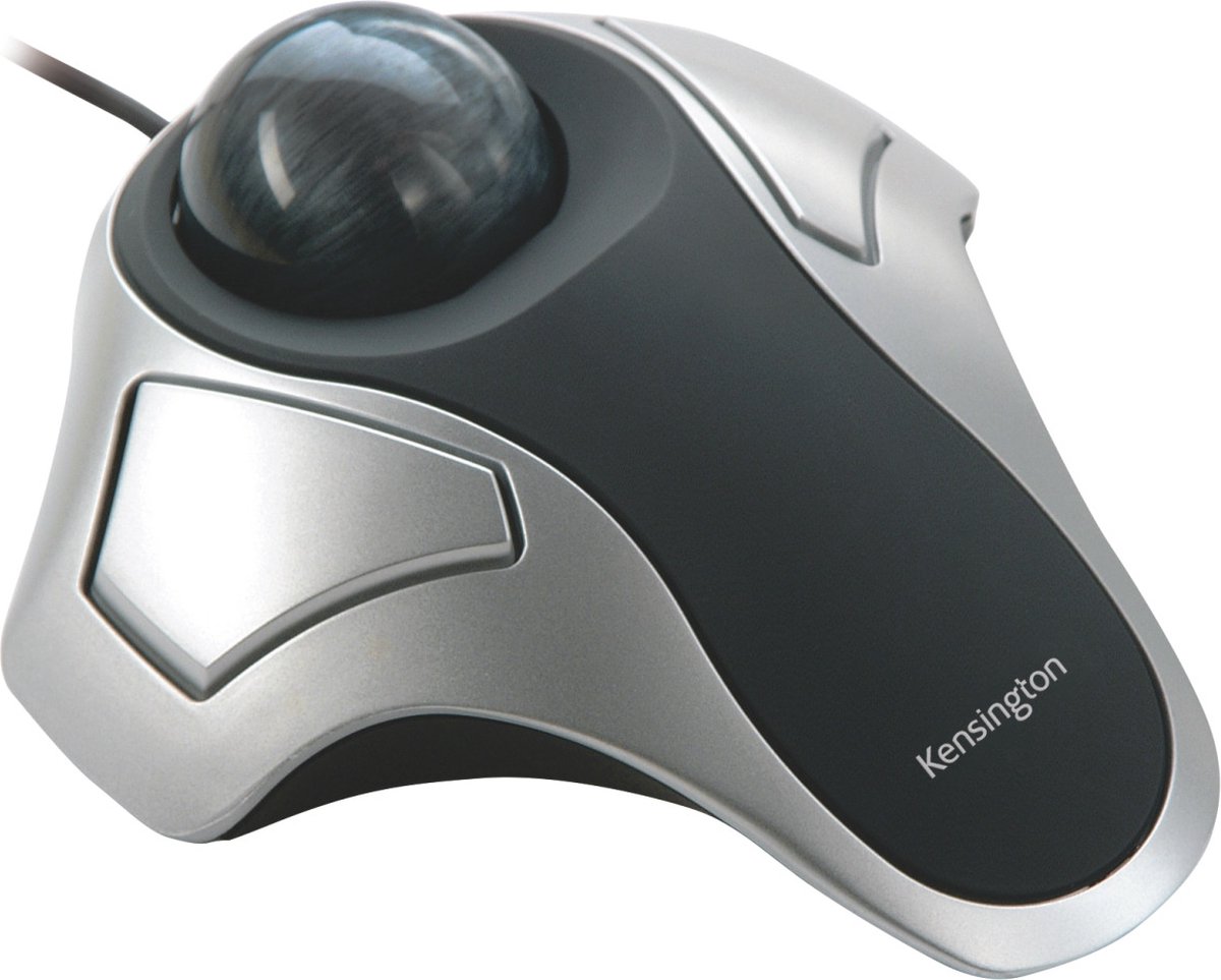 Kensington Orbit™ optisk kabelforbundet trackball - Trackball - Optisk - 2 knapper - Sort