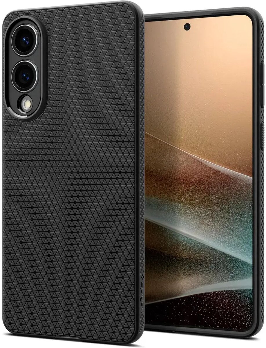Spigen Liquid Air - matte black - Samsung Galaxy S25 Edge