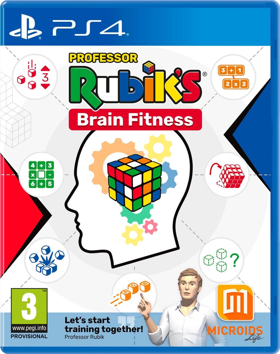 Professor Rubik's Brain Fitness - Sony PlayStation 4 - Puslespil