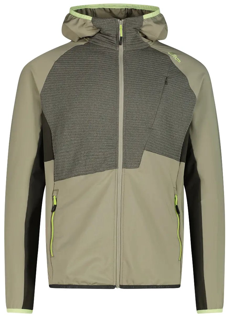 Micro Fleece Hooded Jacket CMP Grid Tech