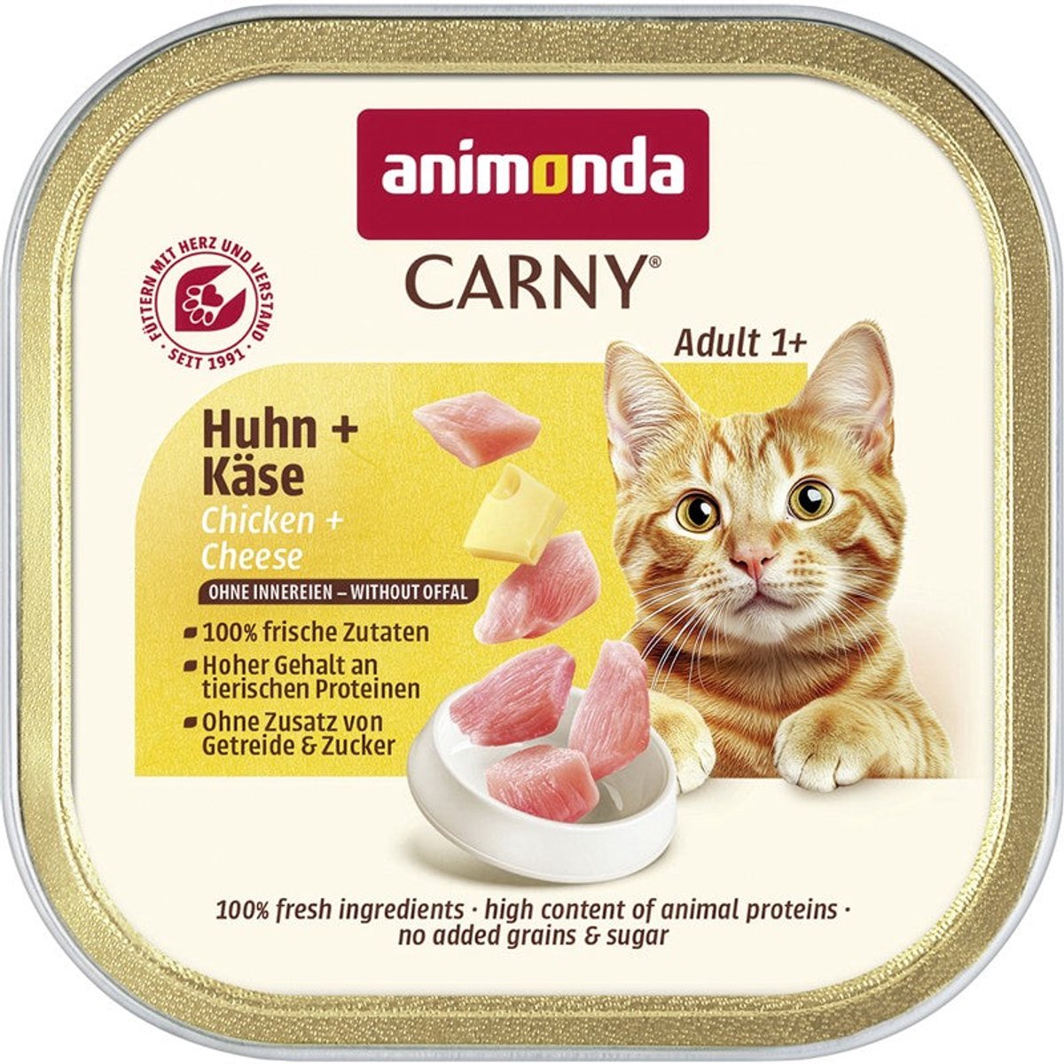 animonda Carny Adult 64 x 85 g - Pack ahorro - Pollo y queso