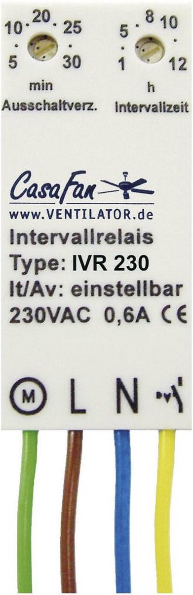 CasaFan IVR 230 Module minuterie blanc