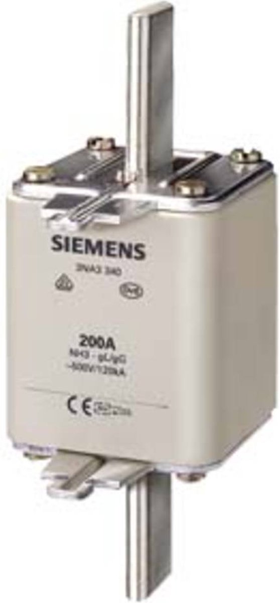 Siemens 3NA3360 Cartouche-fusible Adapté pour (fusibles) Taille de fusible 000 - 4 Taille du fusible = 3 400 A 500 V 3 pc(s)