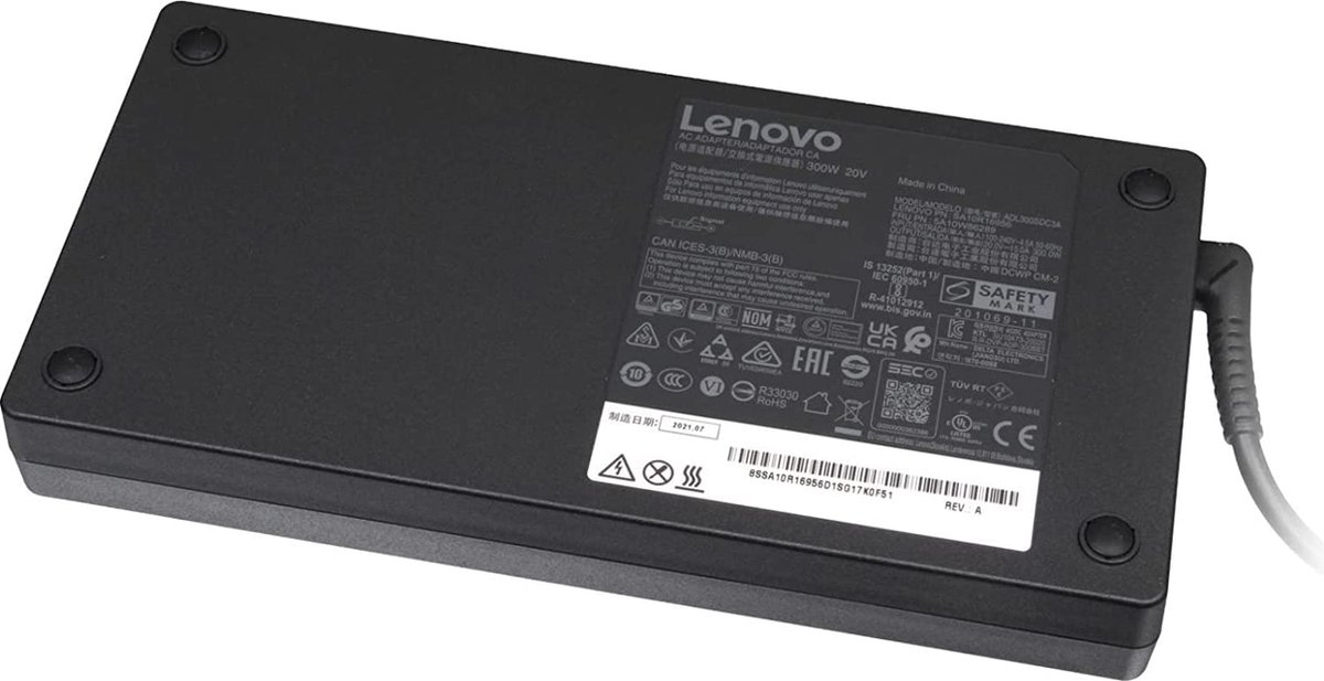 Lenovo 300W AC Adapter Slim Tip Alimentation PC portable 300 W