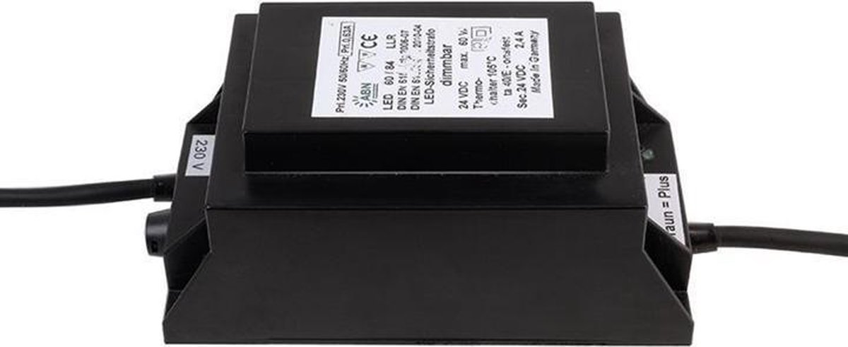 ABN Transformateur pour LED à tension constante 60 VA 500 - 2500 mA 24 V/DC dimmable 1 pc(s)