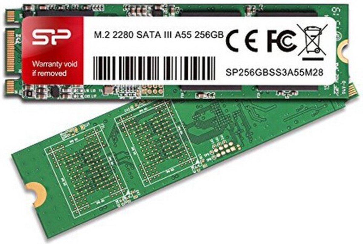 Silicon Power M.2 2280 A55 Half-slim 256 GB Serial ATA III SLC