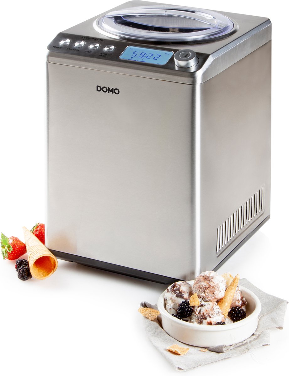 DOMO DO92321 Pro Sorbetière avec écran 2.5 l